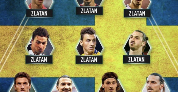 Zlatan izabrao idealnih 11 - sa samo jednim imenom!