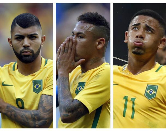 OI: Brazil ne može da postigne gol!!! Nejmar + Gabigol + Gabrijel Žesus = 0 golova!