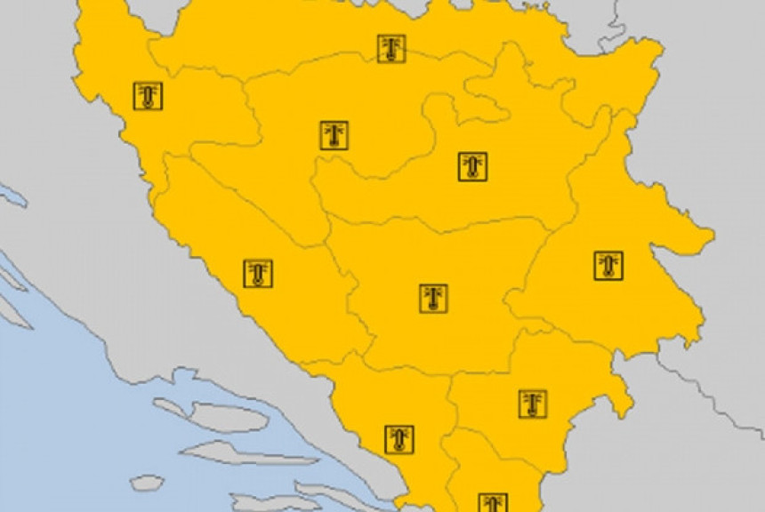 BiH: Upozorenje zbog vrućine