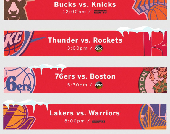 NBA spektakl: Lejkersi protiv Voriorsa na Božić!