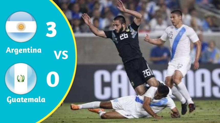 Prijateljska: Argentina lako sa Gvatemalom!