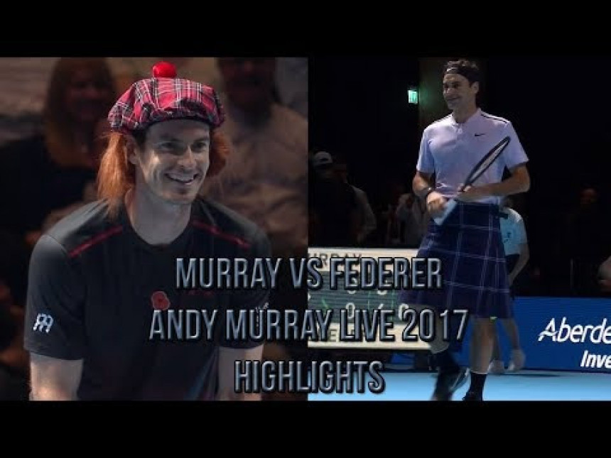 Видео: Федерер и Мареј у нешто другачијем издању!
