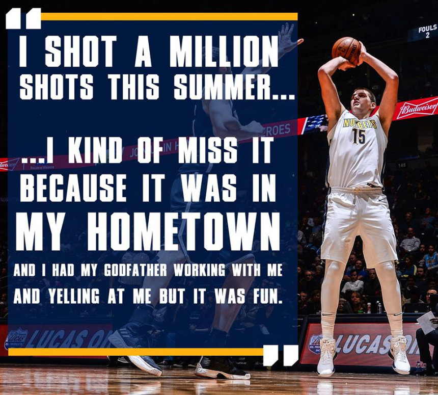 Jokić: Kum se non-stop derao na mene!