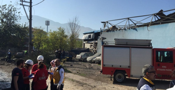 Eksplozija u fabrici farbe