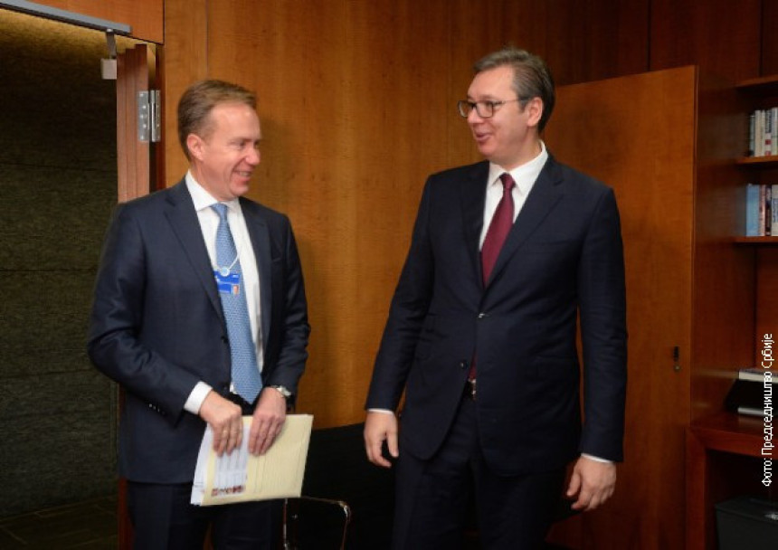 Predsjednik Vučić sastao se sa Brendeom u Ženevi
