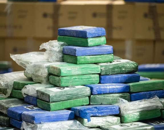 Policija oduzela kokain vrijedan 73 miliona dolara