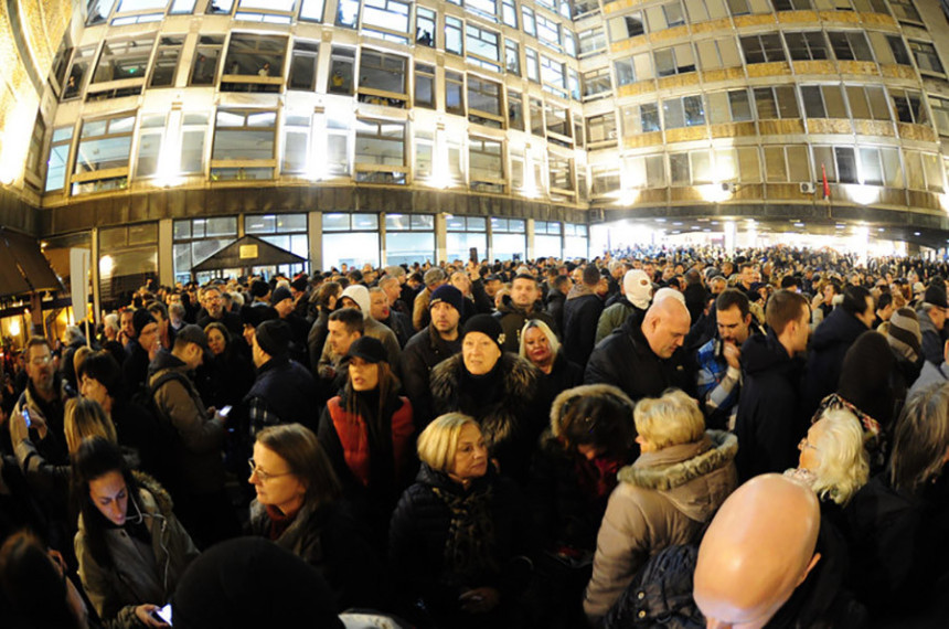 Protest građana u Beogradu 