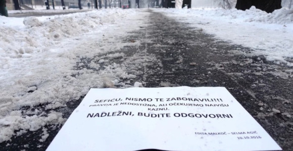 U Sarajevu plakati povodom izručenja Sanjina Sefića