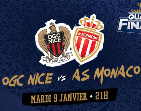 FRA - Liga Kup: Monako preko Nice do polufinala!