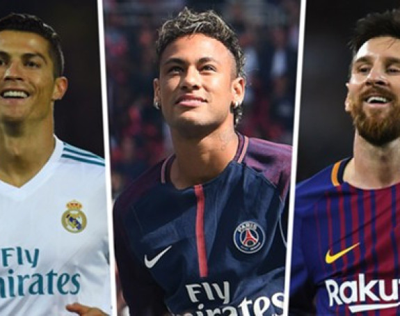 Nejmar najvrijedniji, Mesi drugi, Ronaldo tek 49.!