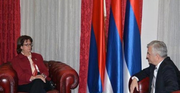 Ambasadorka SAD u NSRS kod Čubrilovića