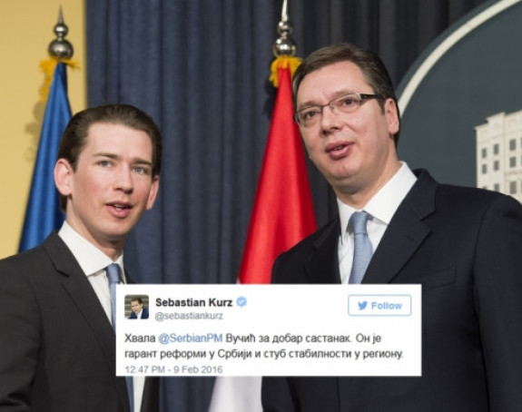 Austrijski ministar na tviteru piše ćirilicom