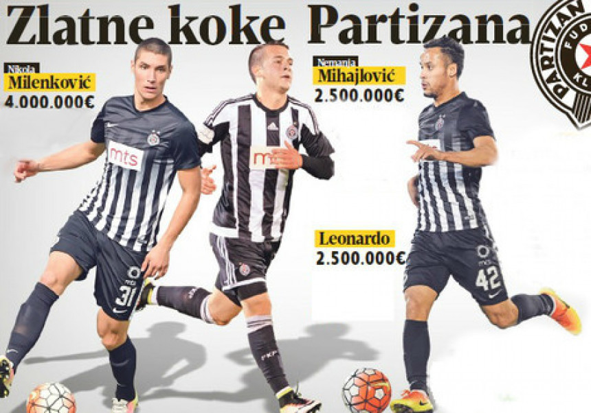 Analiza - ''Zlatne koke'' Partizana: Crno-bijeli imaju pravo malo bogatstvo u timu!
