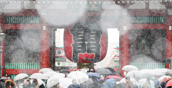 Hladni talas zahvatio Tokio 