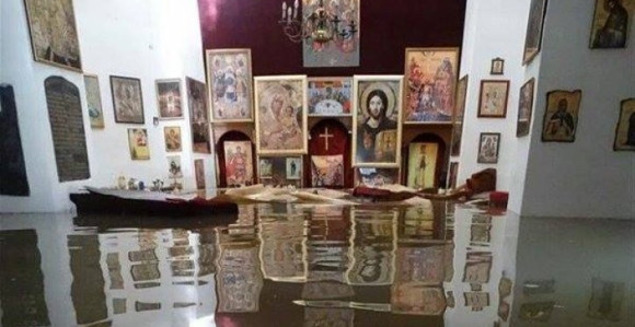 Tužna slika potopljene svetinje u Valjevu