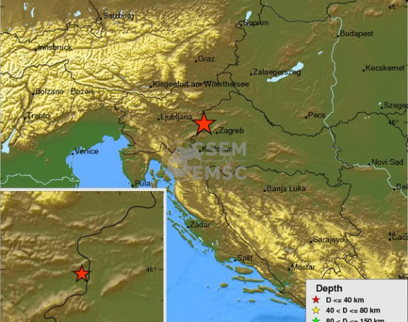 Zemljotres u Zagrebu, tresao se centar grada