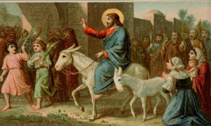 Цвијети: Улазак Исуса Христа у Јерусалим