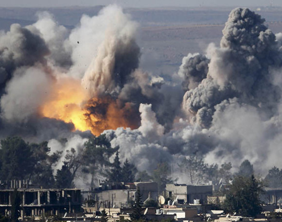 Raketni napadi na bazu u Siriji
