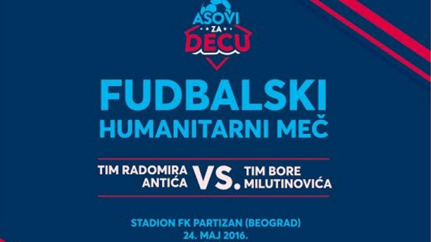 Humano: Svi na stadion Partizana 24. maja - zbog djece!