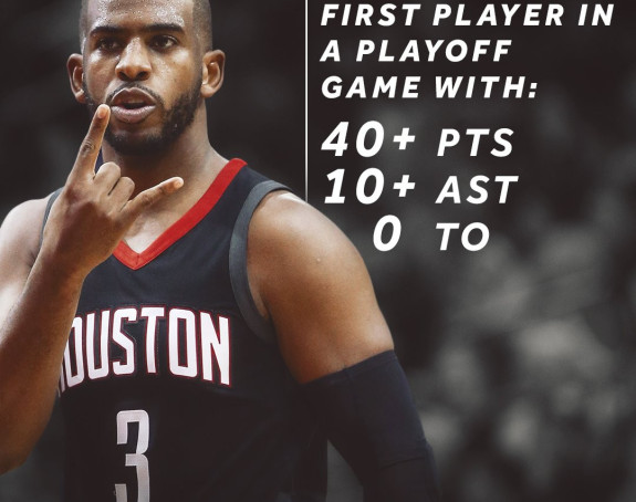 Perfektna partija Pola za istoriju plej-ofa NBA lige!