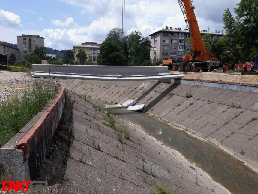 Teška nesreća na gradilištu u Tuzli 