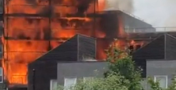 Veliki požar: Gori zgrada u Londonu