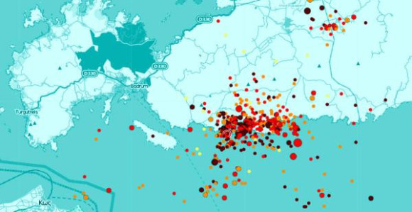 U Bodrumu 490 zemljotresa u 24h