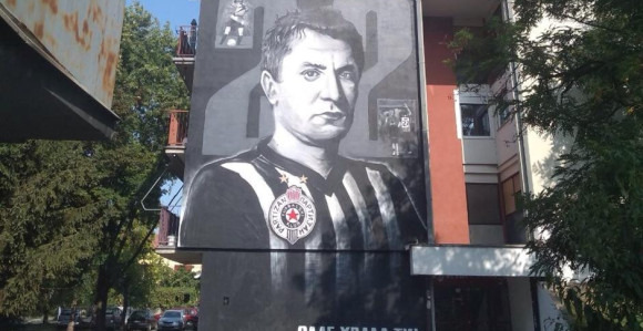 Sale, hvala ti! Mural u čast legende Partizana!