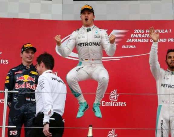 F1: Rozberg osvojio Suzuku, titula je sve bliže!