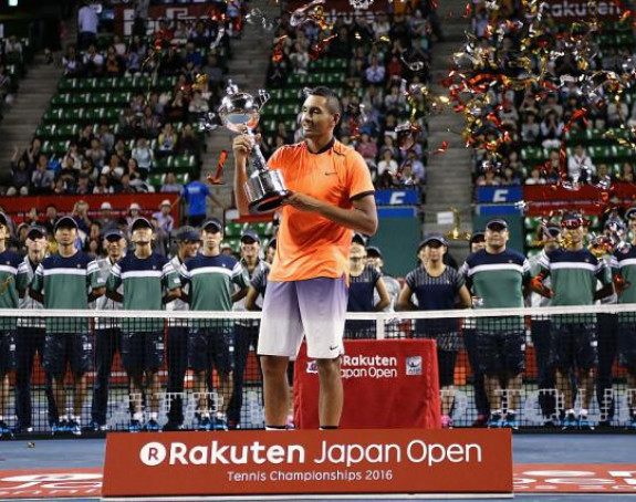 Токио: Кирјосу титула и епитет - пети најуспјешнији тенисер у 2016.!