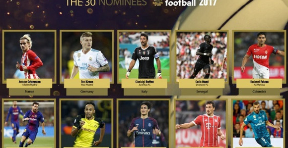 Još 10 nominacija za Zlatnu loptu!