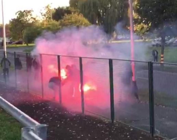 Video - Zagreb: Bakljom pokušali da zapale rivala!