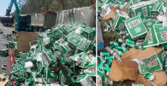 Kamion pun piva se prevrnuo u Australiji