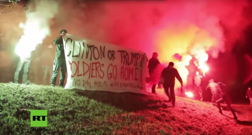 Ватра на улици: Почели протести против Трампа