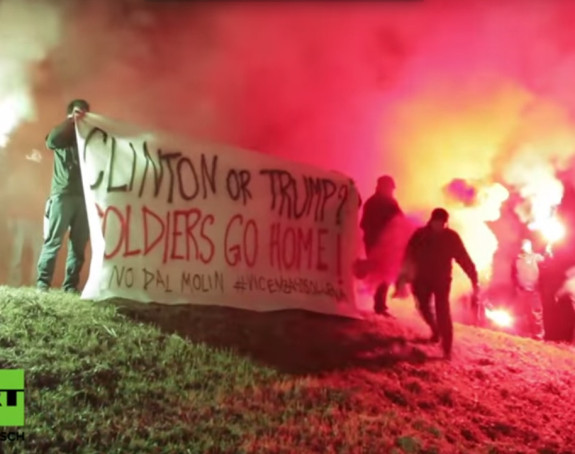 Ватра на улици: Почели протести против Трампа