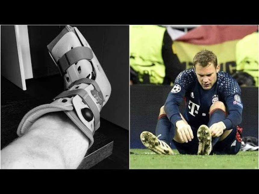 Nojer na štakama do kraja februara!