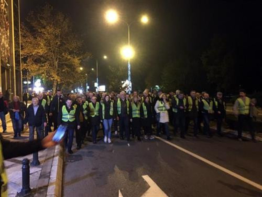 Održan protest zbog hapšenja