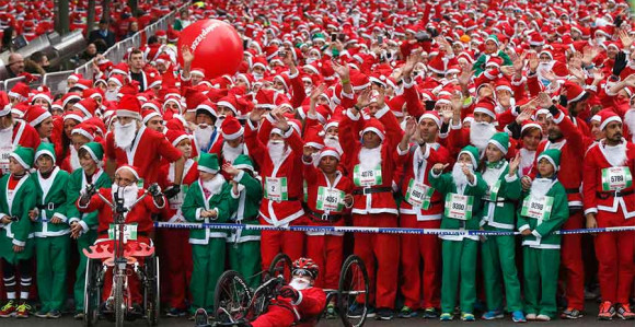 Održana trka Djeda Mrazova