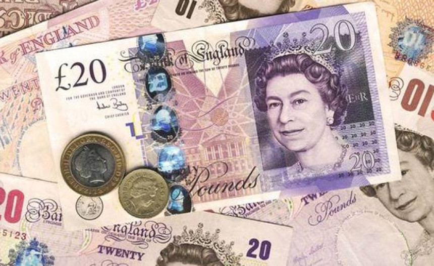 Britanska funta pala najniže od oktobra