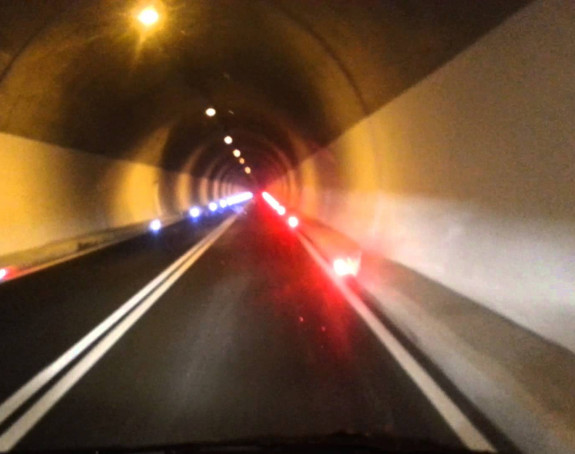Odron u rejonu novog tunela Čemerno