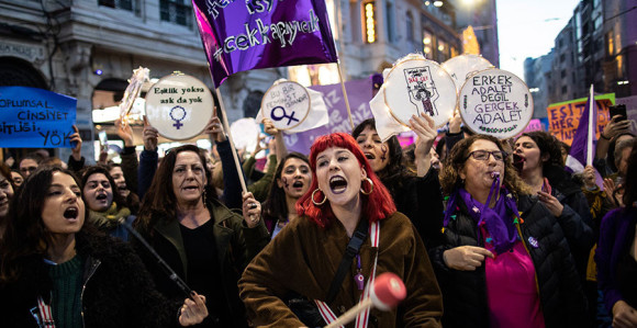 Марш: Ердогана наљутиле жене