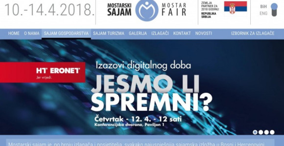 Mostar: Sajam i ustaški slogan