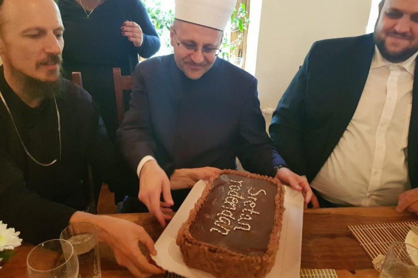 Zajedno slavili rođendan muftiji