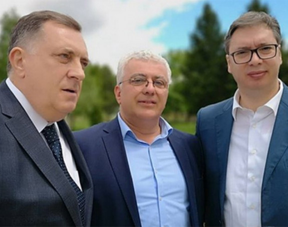 Vučić i Dodik sa Mandićem u Nišu