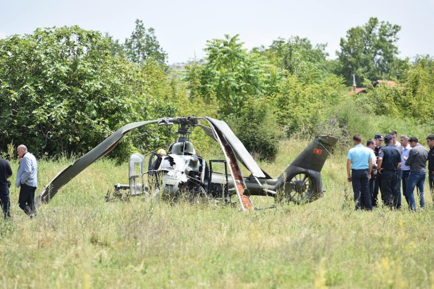 Срушио се војни хеликоптер у Подгорици