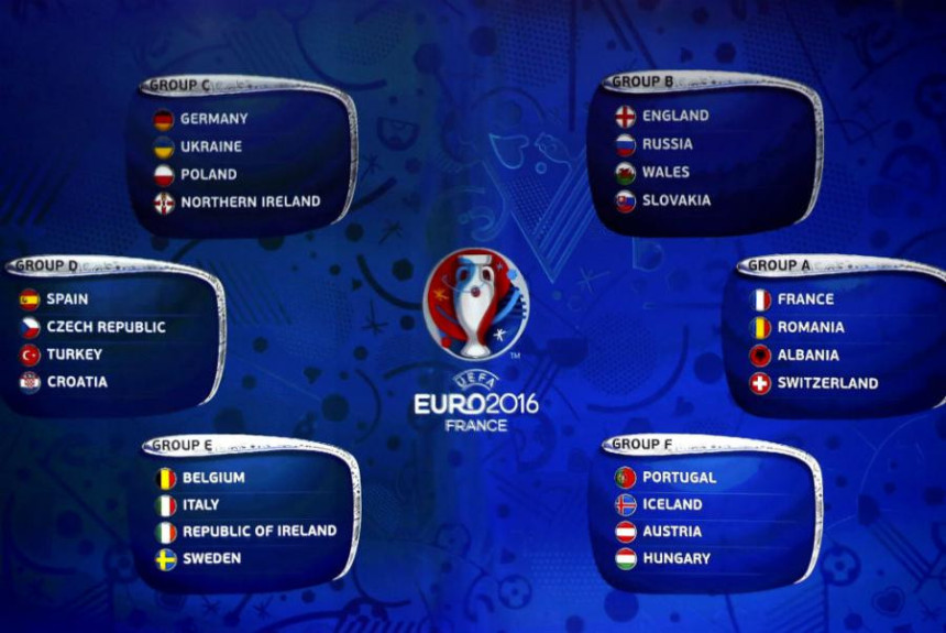 Распоред утакмица за ЕУРО 2016