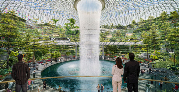 Vodopadi, restorani, priroda... na aerodromu u Singapuru