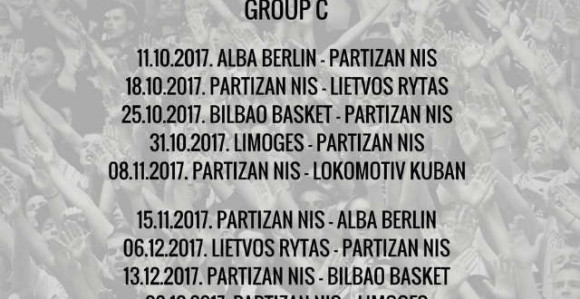 Evrokup - raspored: Partizan počinje u Berlinu!