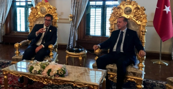 Vučić i Erdogan u istom automobilu