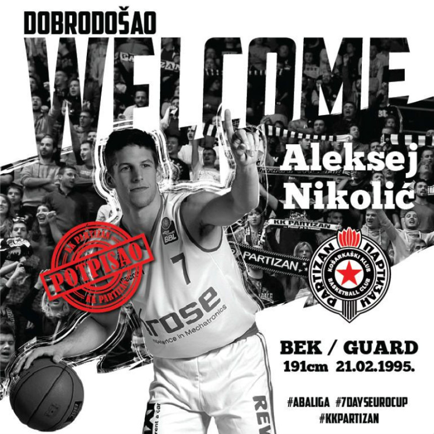 ZVANIČNO: Aleksej Nikolić u Partizanu!